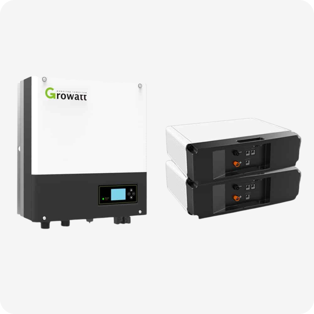 Growatt SPA3000 + 6.6kWh Battery Storage Bundle