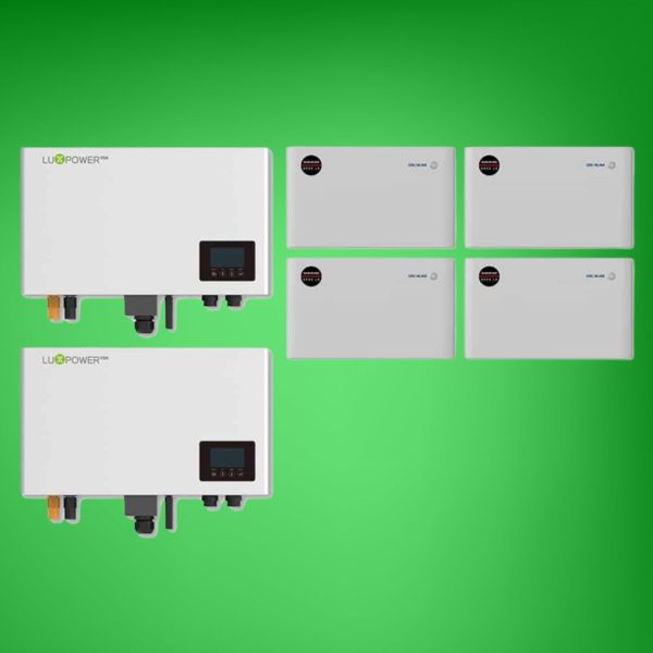 Lux Double SQPOD + 12.8kWh Greenlinx Battery Storage Bundle